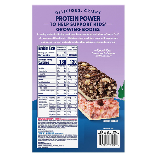 Clif Zbar Protein Snack Bars, Variety Pack, 1.27 oz, 24-count