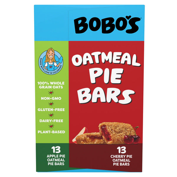 Bobo's Oatmeal Pie Bars Variety Pack, 1.3 oz, 26-count