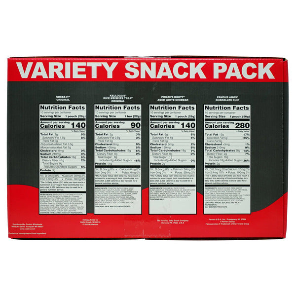 Variety Snack Pack, 40-count