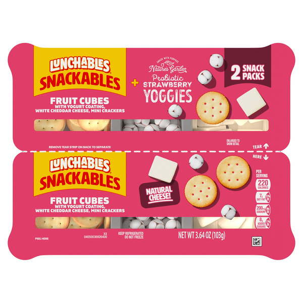 Kraft Lunchables Snackables Variety Pack, 6 Twin Packs