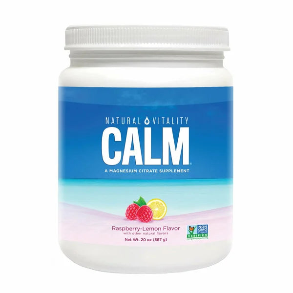 Natural Vitality Calm Magnesium Citrate Powder, 20 oz