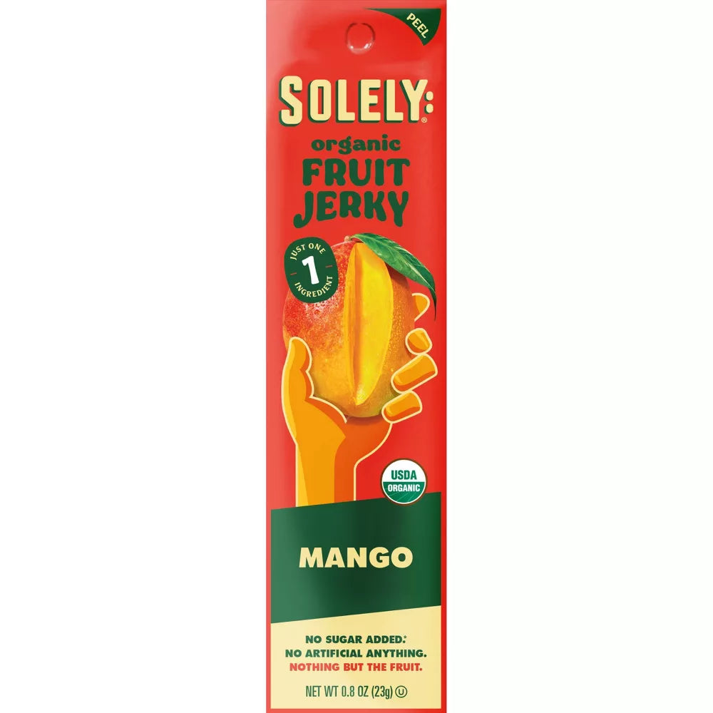 Solely Organic Mango Fruit Jerky 0.8oz