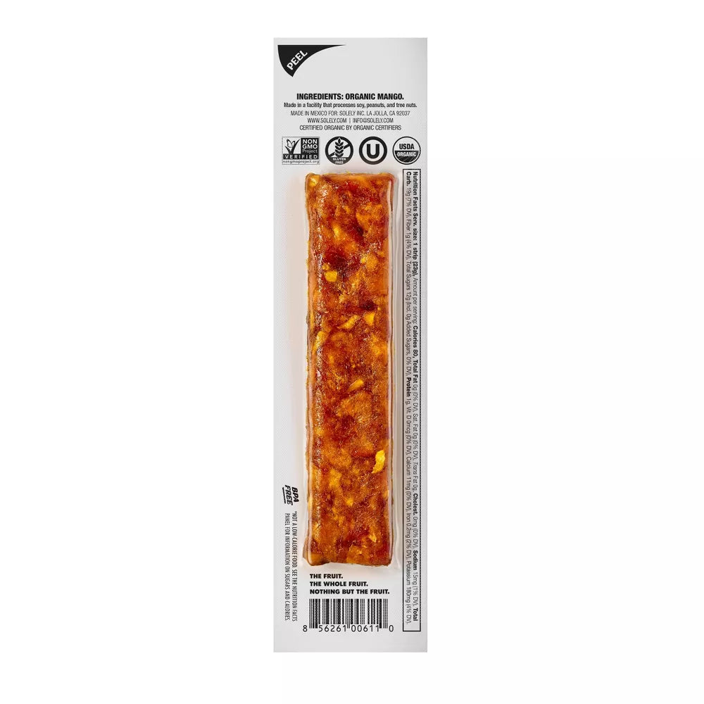Solely Organic Mango Fruit Jerky 0.8oz