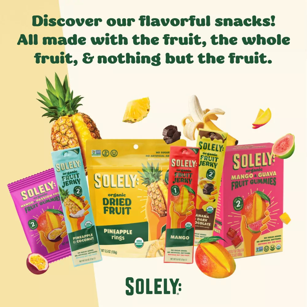 Solely Organic Mango Fruit Jerky 0.8oz