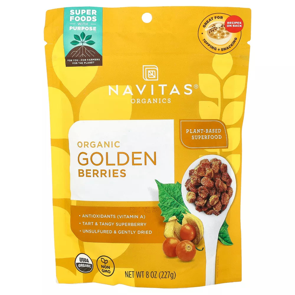 Navitas Organics Organic Golden Berries, 8 oz