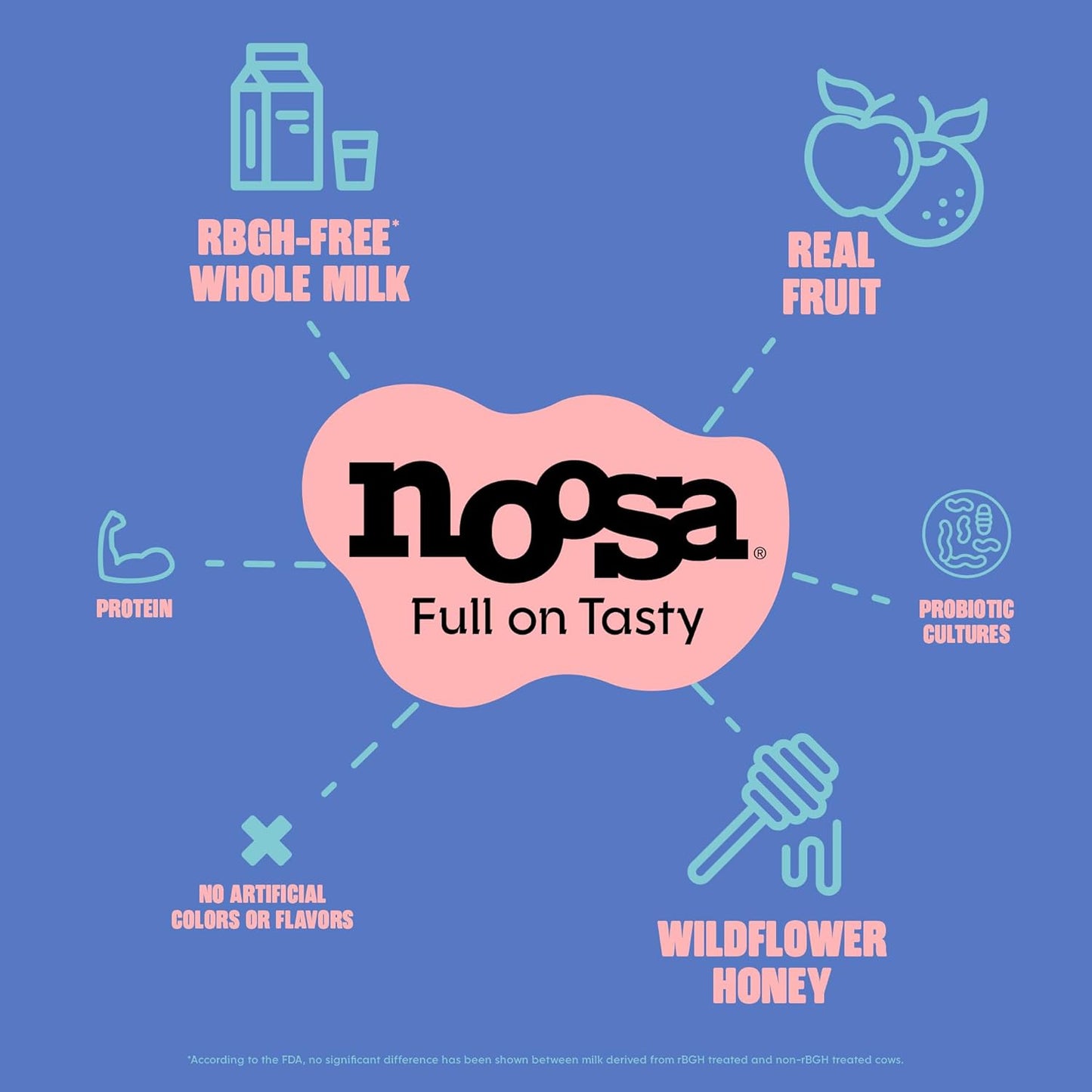 noosa Blueberry Yoghurt, 8 oz