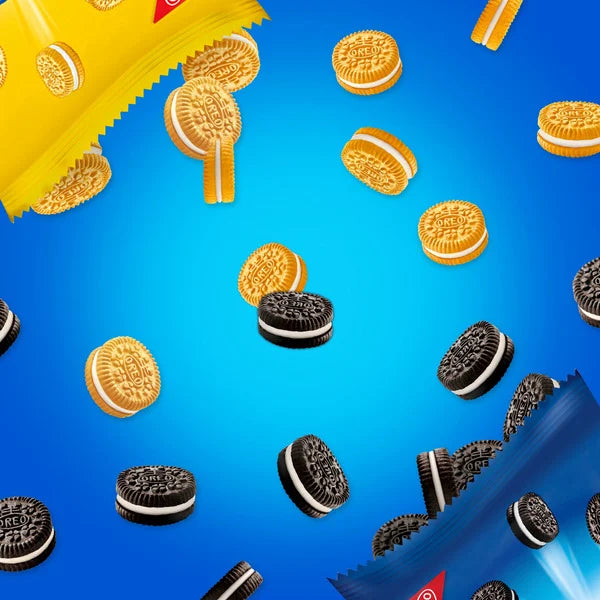 OREO Mini Chocolate Sandwich Cookies, Variety Pack, 1.5 oz, 30 ct