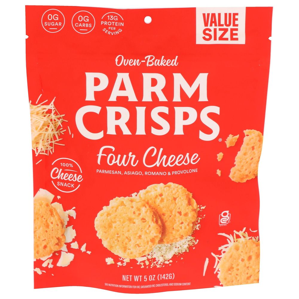Parm Crisps Four Cheese, 5 oz