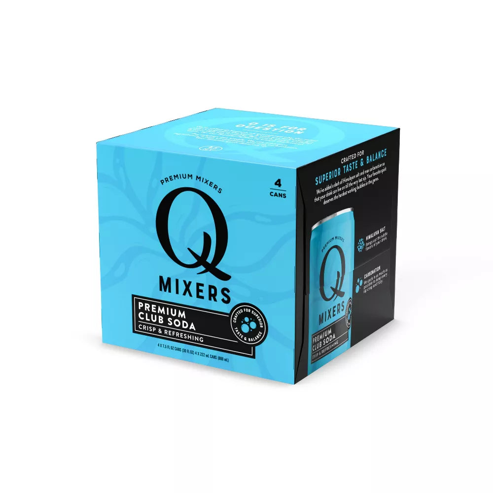 Q Tonic Club Soda, 4 Count