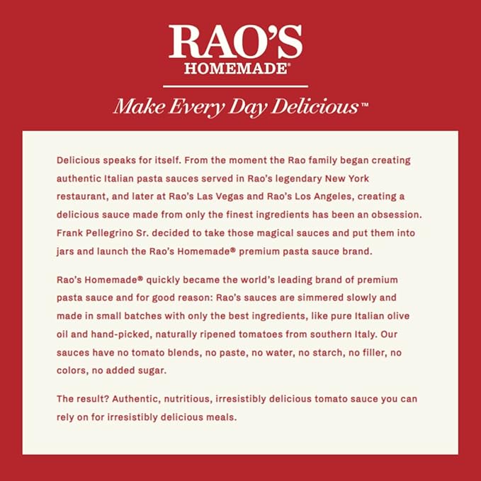 Rao's Homemade Marinara Sauce, 15.5 oz