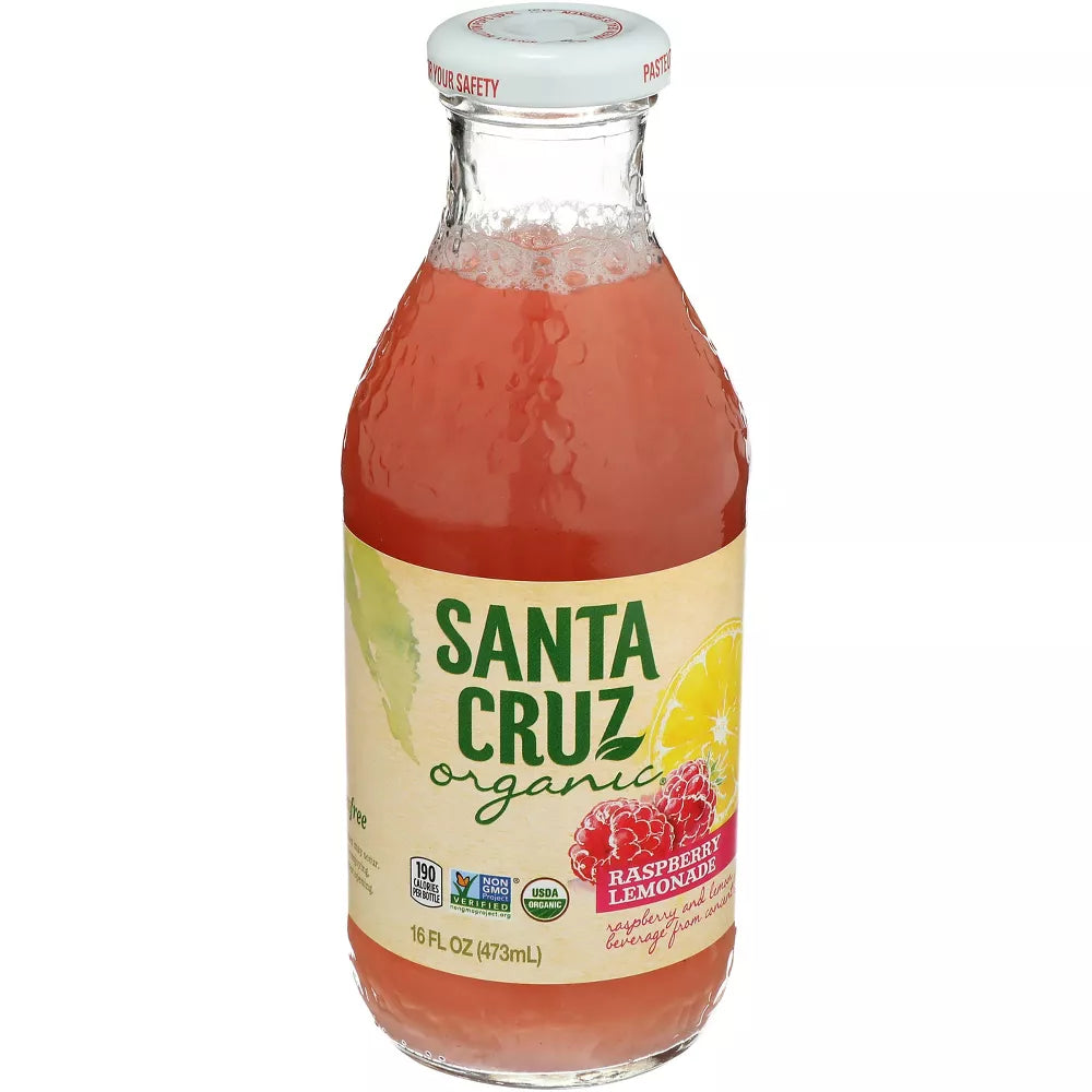Santa Cruz Organic Raspberry Lemonade, 16 oz