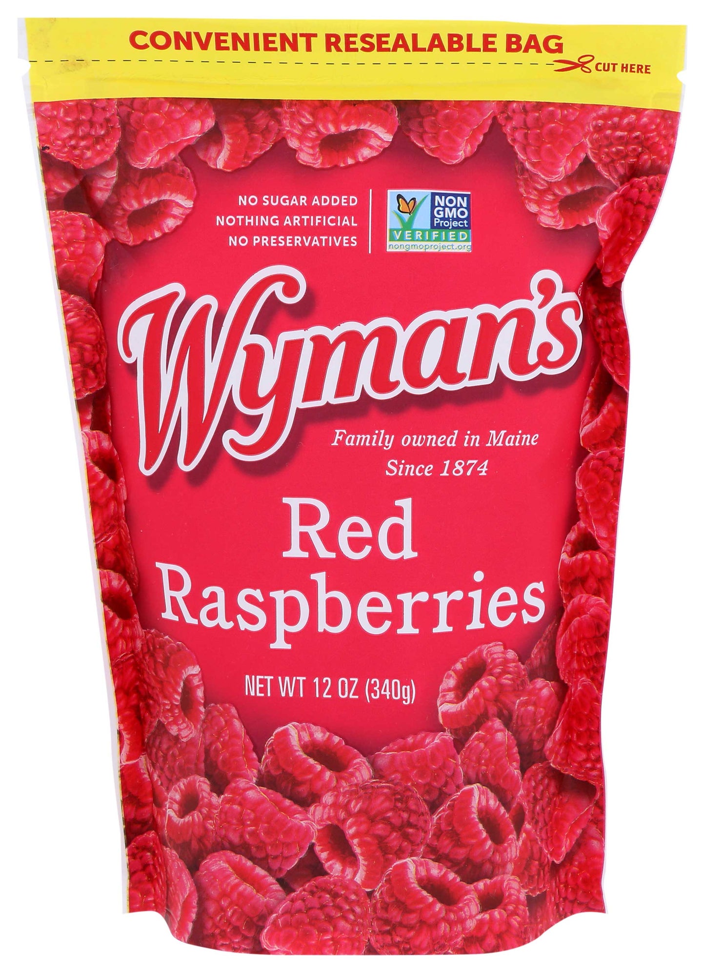 Wymans Red Raspberry, 12 oz