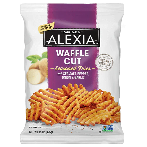 Alexia Seasoned Waffle Cut Fries, 15 oz
