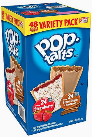 Pop-tarts Variety Pack Instant Breakfast Toaster Pastries, 81.2 Oz, 48 