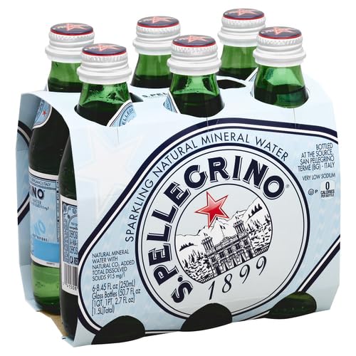 San Pellegrino Sparkling Mineral Water 6 ct, 8.45 oz