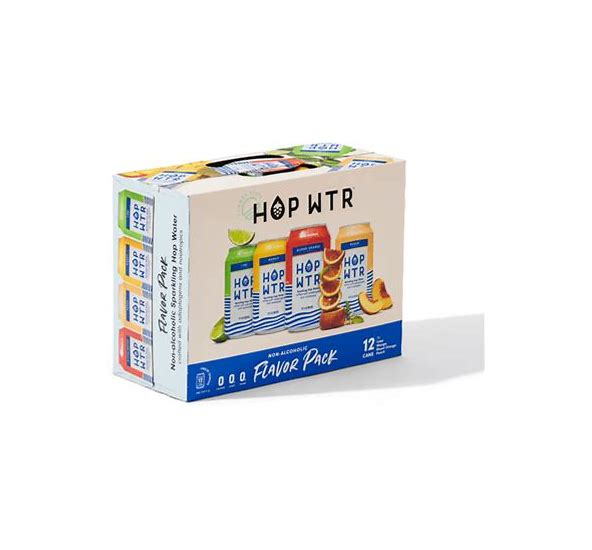 HOP WATER Non-Alcoholic Sparkling Hop Water Flavor Pack, 12 Count