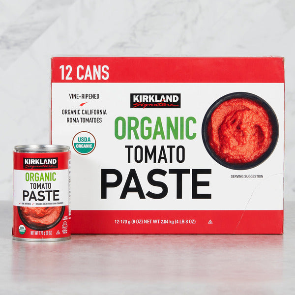 Kirkland Signature Organic Tomato Paste, 6 oz, 12 ct