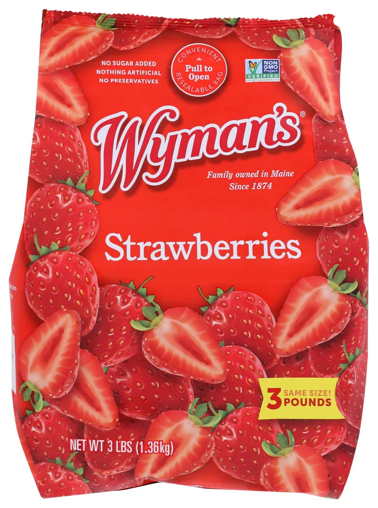 Wyman's Frozen Strawberries, 3 lb