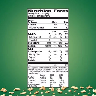 Nature Valley Crunchy Granola Bar, Oats 'n Honey, 1.49 oz, 49 Count