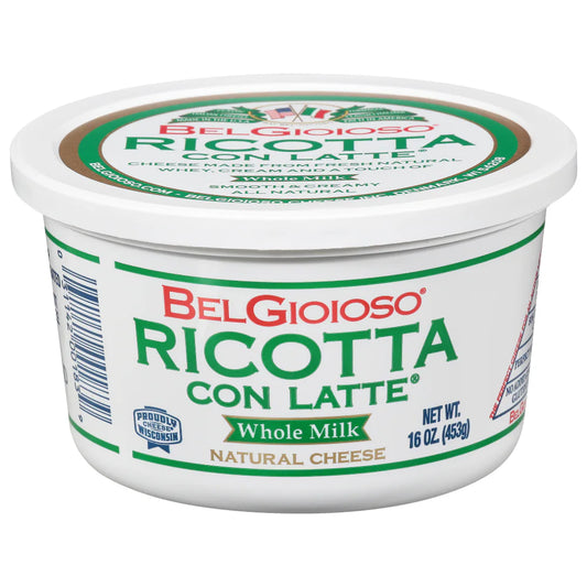 Belgioioso Traditional Ricotta Cheese, 16 oz