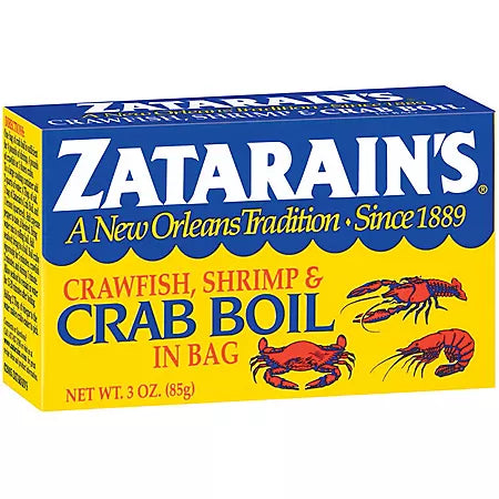 Zatarain's Crawfish, Shrimp, & Crab Boil, 3 oz