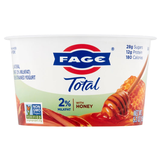 FAGE Total Greek 2% Milk Fat Honey, 5.3 oz