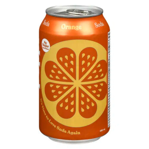 Poppi Prebiotic Orange Soda, 4 Count