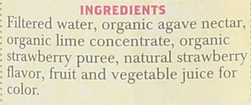 Tres Agave Organic Strawberry Margarita Mix, 1L