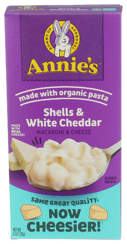 Annie's Organic Macaroni & Cheese Shells & White Cheddar, 6 oz