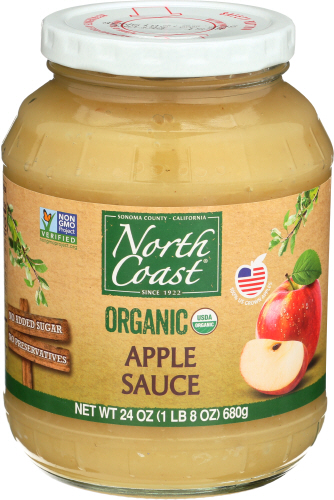 North Coast Applesauce Jar Organic - 24OZ