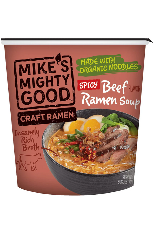 Mike's Might Good Spicey Beef Ramen Soup, 1.8 oz