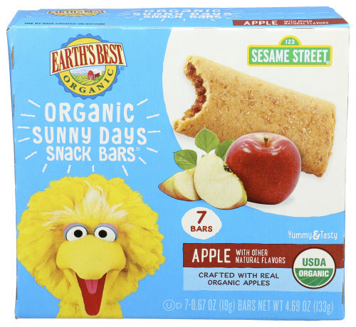 Earth's Best Sunny Days Apple Snack Bars 7ct