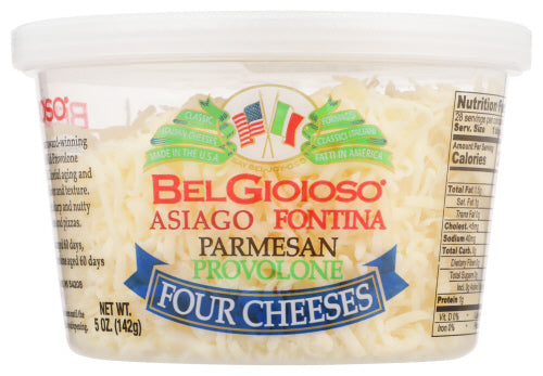 Belgioioso Cheese Cup Shredded 4 Cheese Blend, 5 oz