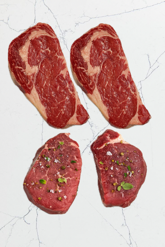 USDA Beef Mix Pack, 2 Filet mignon 2 Ribeye | $16.99/lb