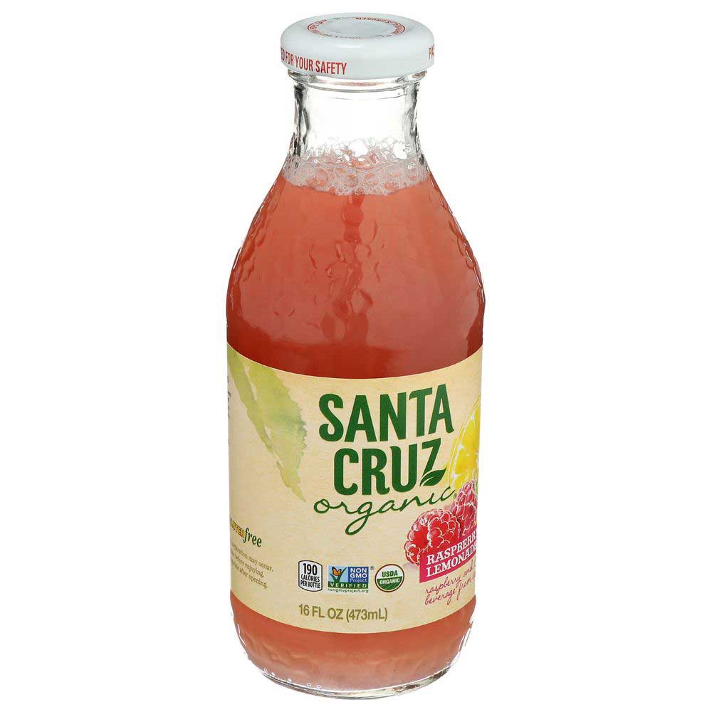 Santa Cruz Organic Raspberry Lemonade, 16 oz