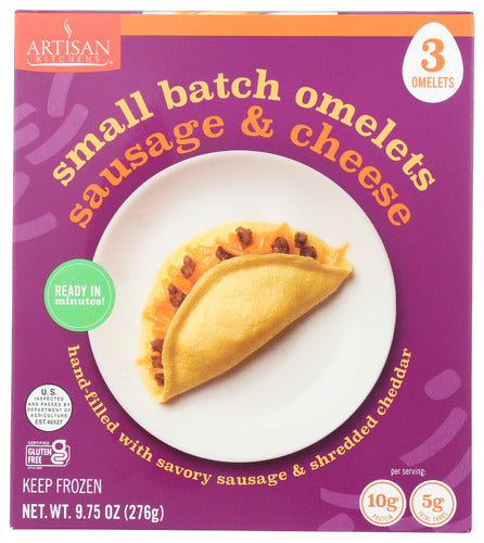 Artisan Small Batch Sausage & Cheese Omelets 9.75oz