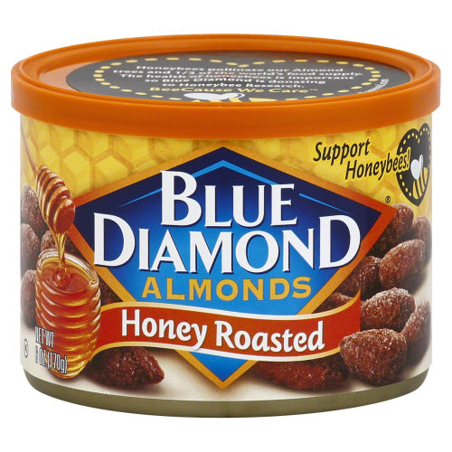 Blue Diamond Honey Roasted Almonds, 6 oz