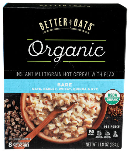 Better Oats Organic Instant Bare, 11.8 oz