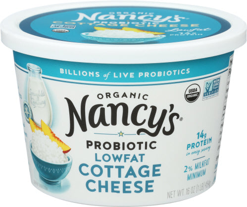 Nancy's Organic Lowfat Probiotic Cottage Cheese, 16 oz