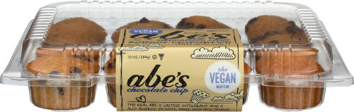 Abe's Frozen Vegan Chocolate Chip Muffins, 10 oz