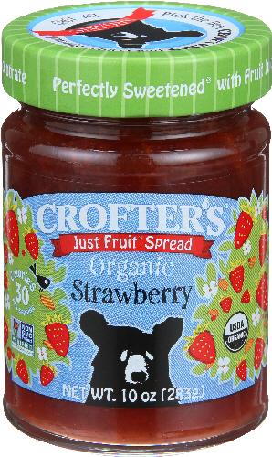 Crofter's Organic Strawberry Fruit Spread, 10 oz