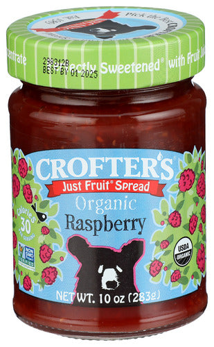 Crofter's Organic Raspberry Fruit Spread, 10 oz