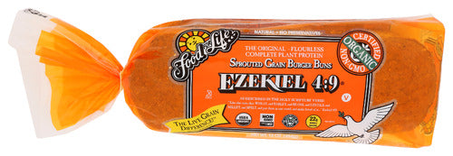 Food for Life Organic Ezekiel Burger Buns, 16 oz