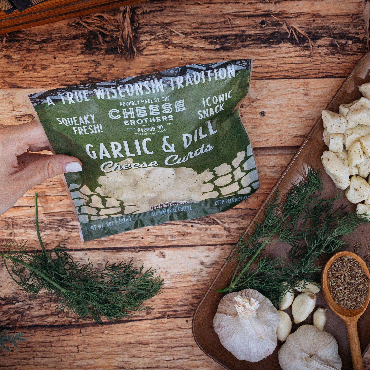 Garlic and Dill Cheese Curds