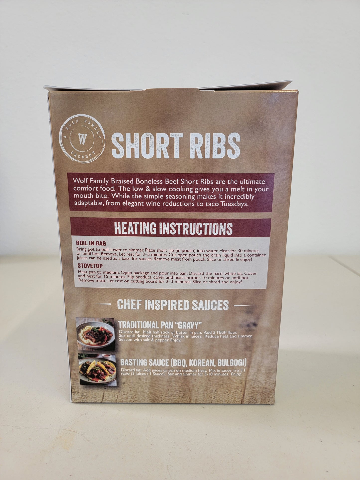 Braised Boneless Beef Short Ribs