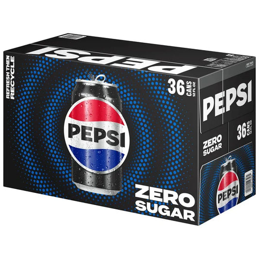 Pepsi Zero Sugar 36 ct, 12 oz