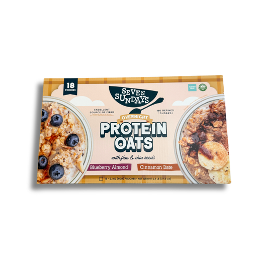 Seven Sundays Overnight Protein Oats, 18-count