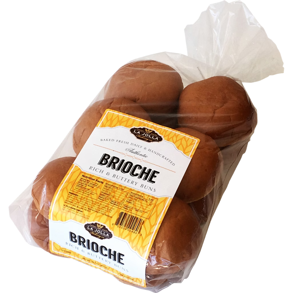 La Jolla Baking Co. Brioche Buns, 12-count