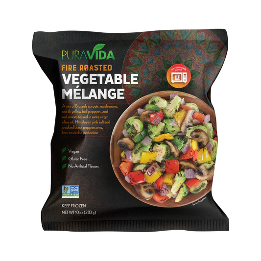 Puravida Foods Fire Roasted Vegetable Melange, 10 oz