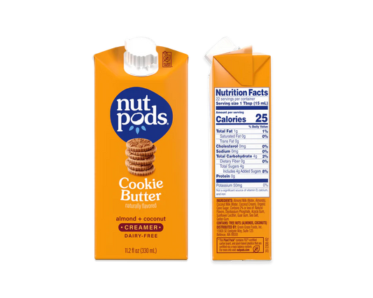 Nutpods Cookie Butter Almond + Coconut Creamer, 25.4 oz